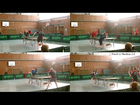 Tischtennisfreunde Riesa vs SV Saxonia Freiberg II 28.03.2015