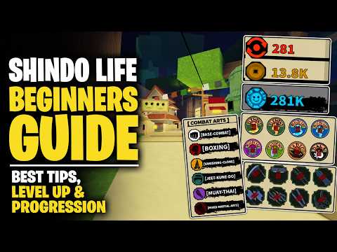 SHINDO LIFE BEGINNERS GUIDE (BEST TIPS, LEVEL UP & PROGRESSION) Roblox