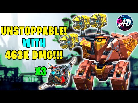 UNSTOPPABLE! WAR MACHINE BULGASARI IVORY SCOURGE 3X OVERDRIVE +85% DMG - War Robots MK2 WR Gameplay