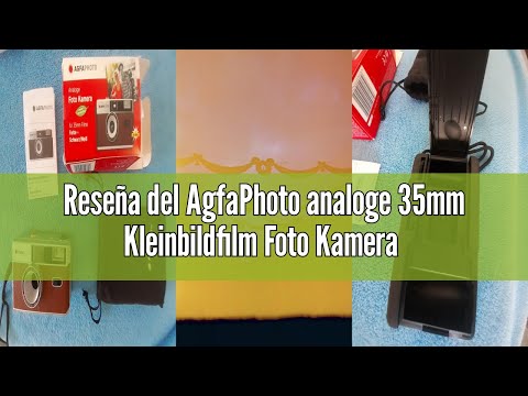Reseña del AgfaPhoto analoge 35mm Kleinbildfilm Foto Kamera braun