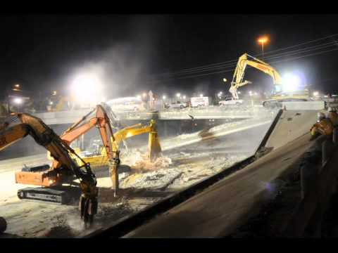 Montfort Drive demolition time lapse