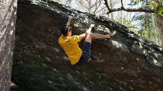 Video thumbnail of Frites & Cassoulet, V9. Grayson Highlands