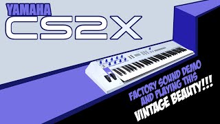 Experience The Retro Vibes: Yamaha Cs2x Synth Sound Showcase