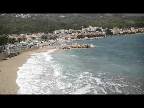 Podgora 29.10.2018.Jako i olujno jugo.