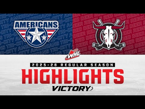 TriCity Americans at Red Deer Rebels 01/16 | WHL Highlights 2025-26