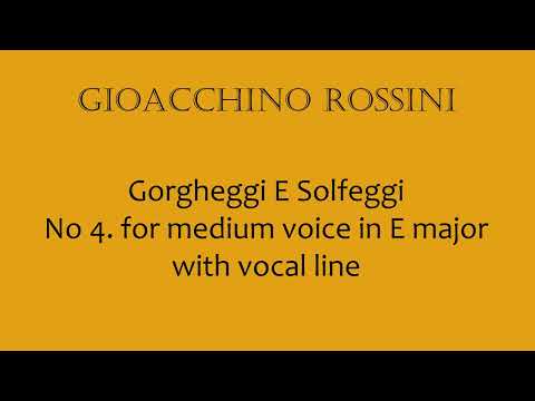 Vocalise No. 4: for medium voice, with vocal line