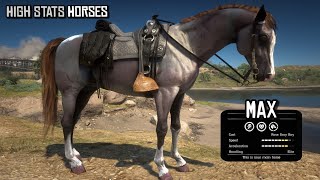 6 Horses with the Highest Stats in the Game | Red Dead Redemption 2