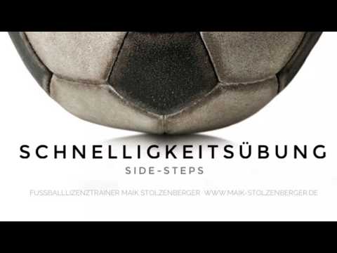 Schnelligkeitsübung: Side-Steps