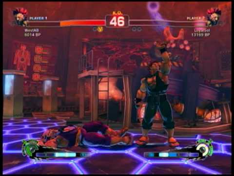 SSF4 Endless Battle WestAB vs LoyalSol 06/24/10 Part 1