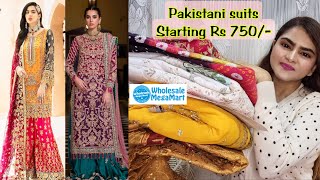 I found some amazing Pakistani Suits Online | Suits starting Rs 750 only | #Wholesalemegamart |