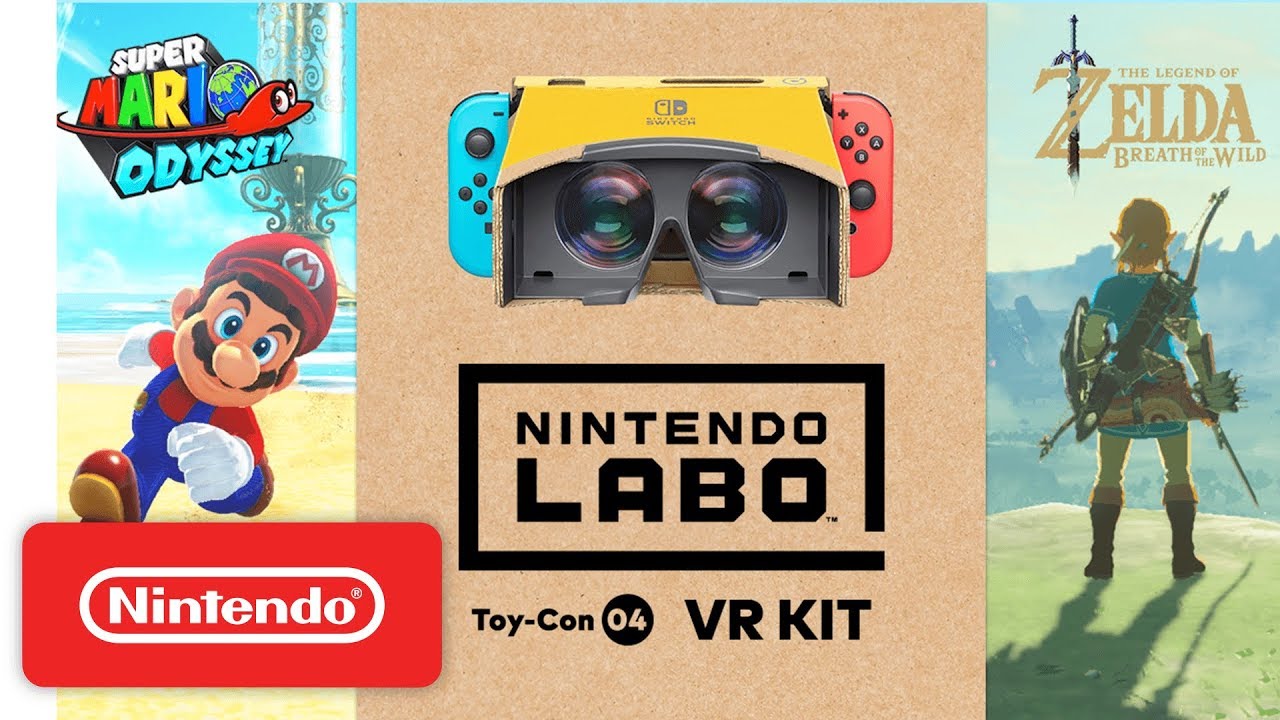 Nintendo Labo: VR Kit + Super Mario Odyssey / The Legend of Zelda: Breath of the Wild - YouTube