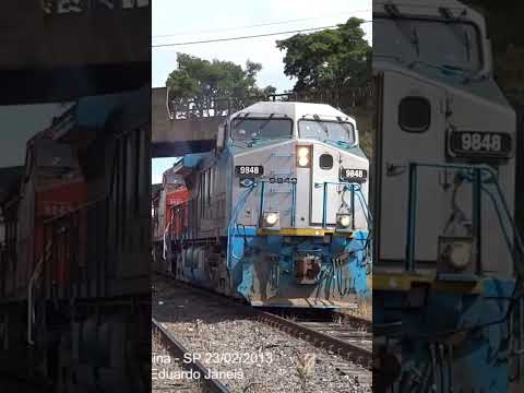 #9848 #horn #trainhorn #buzinadetrem #railfan #saocarlos #train #saopaulo #brazil #youtubeshorts