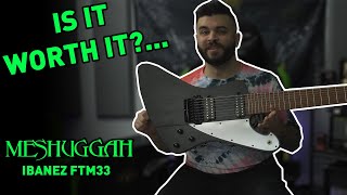 Video thumbnail for This Guitar Is MASSIVE! (Ibanez FTM33 Meshuggah 8 String Guitar) by Andrew Baena