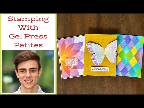 Stamping With Gel Press Petites!