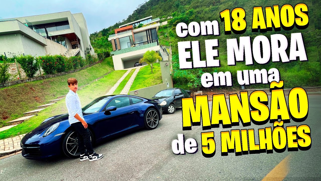 18 ANOS e RICO! REVELAÇÃO da MANSÃO LUXUOSA de R$ 5 MILHÕES do ADOLESCENTE MILIONÁRIO 🤑🏰