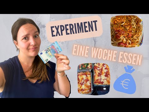 Sehr günstig Essen || eine Woche mit 20€