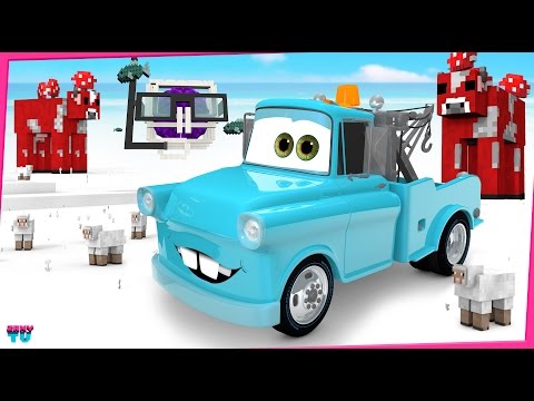 Dreamcraft Alpha : Disney Cars 3 Tow Mater & Minecraft Animation