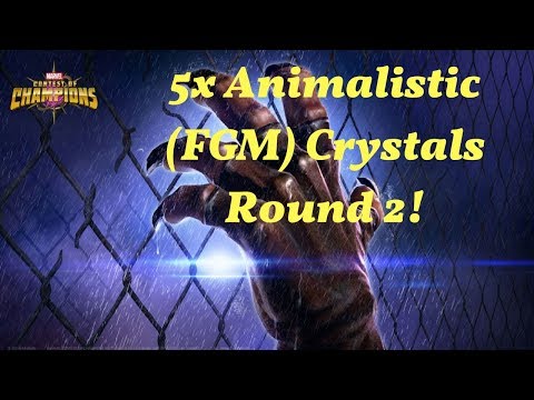 5x Sabretooth Animalistic FGM Crystals round 2! - Marvel Contest of Champions