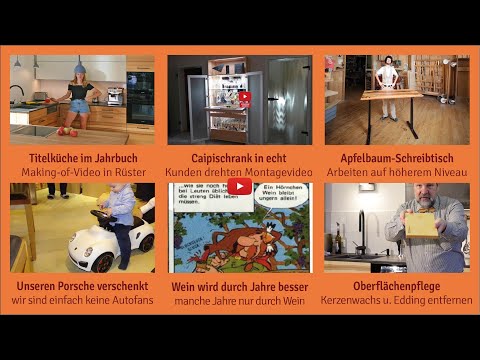 Newsletter 172: Porsche verschenkt, Titelküche in Rüster, Schreibtische fürs Hoffice, Kerzenwachs