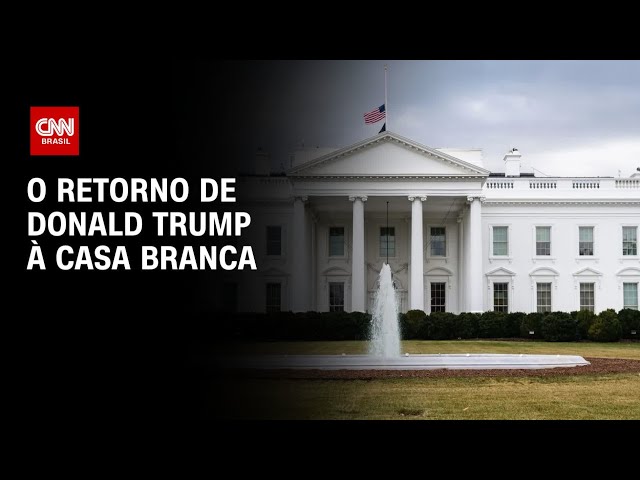 O retorno de Donald Trump à Casa Branca | CNN ESPECIAL - POSSE DE TRUMP