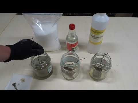 Rust Experiment 3 Substances Citric Acid Phosphoric Acid and Vinegar Essence Part 2 Life Hacks DIY