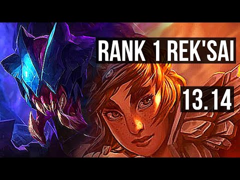 REK'SAI vs TALIYAH (JNG) | Rank 1 Rek'Sai, 9/1/6, Rank 8, 66% winrate | KR Challenger | 13.14