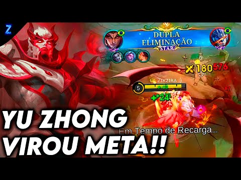 THE DRAGON TOOK A BUFF AND BECAME A META IN MYTHIC - YU ZHONG GAMEPLAY | Mobile Legends