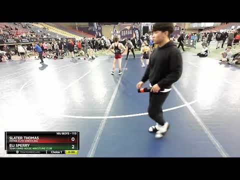 2024 16U Boys Folkstyle Nationals: Eli Sperry vs Slater Thomas: 113 Ibs 7th Place Bout