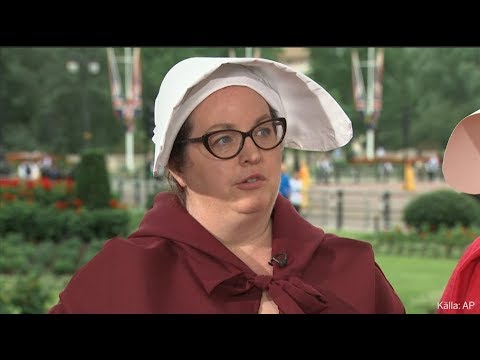 Tusentals demonstrerar inför Donald Trumps statsbesök i London