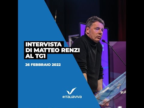 Intervista al Tg1 - 26 febbraio 2022
