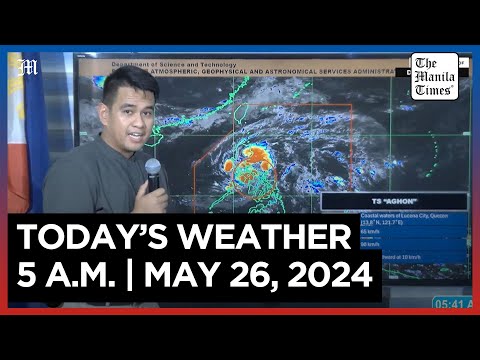 Today's Weather, 5 A.M. May 26, 2024