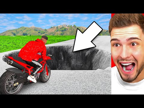MOTORRAD vs. SCHLAGLOCH in GTA 5!