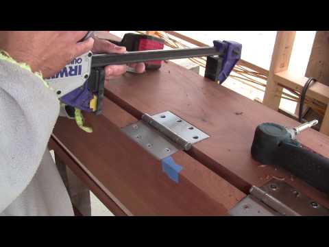 L'gosseux d'bois Ep 64 - Mon nouvel atelier partie 11 - Le cadrage des portes d'entrée