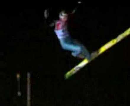 Ski jump accident