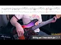 Signed, Sealed, Delivered: Bass Cover with Tab: Fender American Professional ii Precision Bass