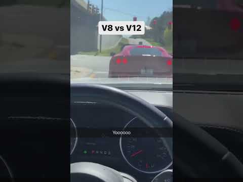 Thumbnail for Ford Mustang V8 vs Ferrari V12 by Ford v Ferrari