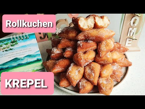 Rollkuchen süße Krebbel wie Watte / КРЕБЛЬ на  кефире очень вкусные