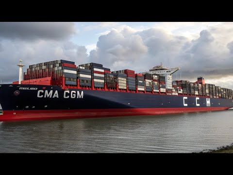 Inside CMA CGM’s Mega Ship: First Voyage Review | Interior, Exterior, Performance & Price!"