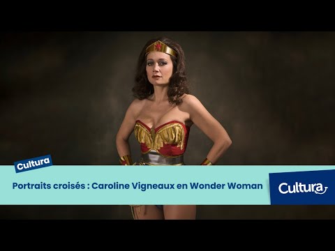 Portraits croisés : Caroline Vigneaux en Wonder Woman