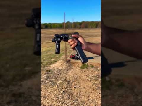 Shooting Custom Glock 21 w/ 30rd mag #glock #glock21 #krissvector #magdump #foryou #explore