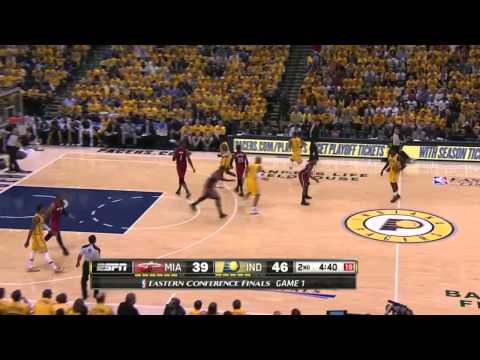Miami Heat vs Indiana Pacers Game 1 | May 18, 2014 | NBA Eastern Conference Finals 2014