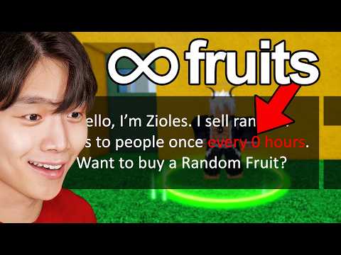 Buying INFINITE Blox Fruits With No Cooldown