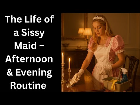 The Life of a Sissy Maid – Afternoon & Evening Routine | ASMR Feminine Training Discipline & Service