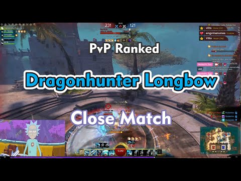 Dragonhunter Longbow Sword Shield Power Trap Close Match PvP Ranked - Guild Wars 2