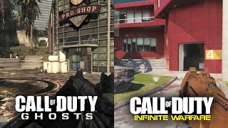 GENESIS vs STRIKEZONE! Infinite Warfare vs Ghosts Comparison (Dome "remake")