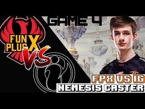 'We lost against the World Champions?'  Nemesis| FPX vs IG game 4 | LS & Nemesis CASTER