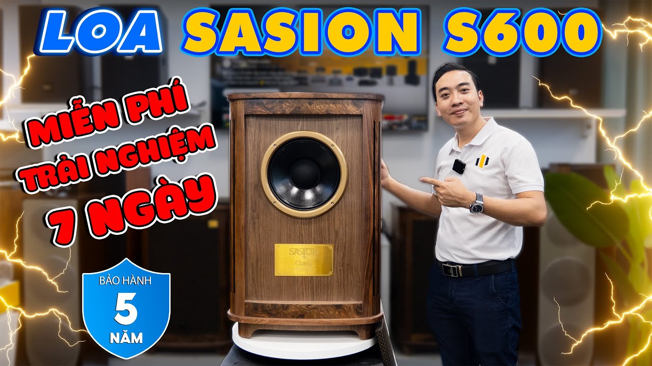 Video sản phẩm Loa Sasion S600 (Loa Đồng Trục Bass 30cm, 2 đường tiếng)