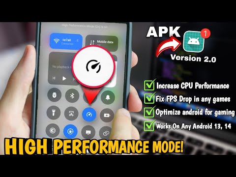 ⚡Optimize CPU Performance For Gaming! | Using (High Performance Mode Apk)
