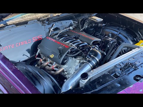 Say good bye to the 1987 cammed Ls1 swap Monte Carlo Ss in and out job and blessed by these hands