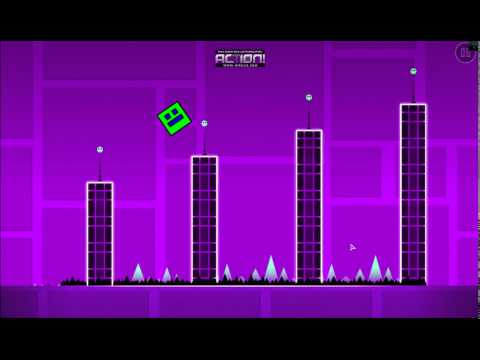прохождение игры geometry dash 1 уровень stereo madness